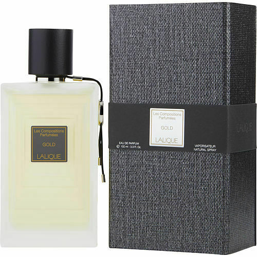 Lalique Mens Les Compositions Parfumees Woody Gold 2020 EDP 3.4 oz Fragrances 7640111501886