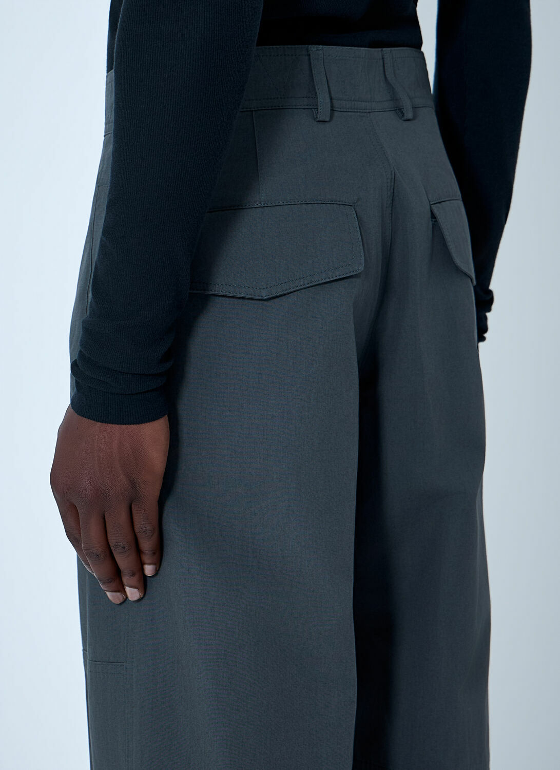 Dries Van Noten Wide-Leg High-Rise Trousers