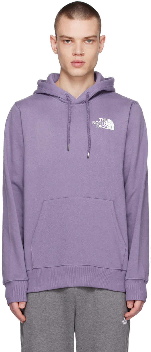 Purple the best sale north face hoodie