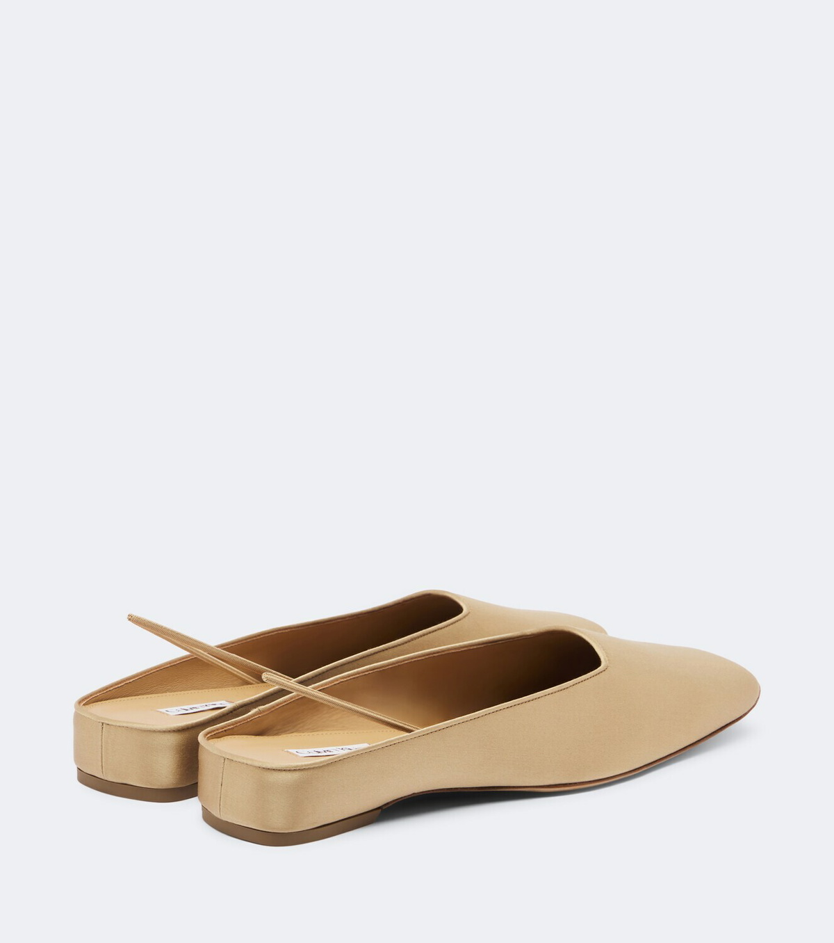 Calvin Klein Collection Lana satin slingback flats