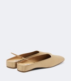 Calvin Klein Collection Lana satin slingback flats