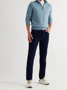 BRUNELLO CUCINELLI - Cashmere Half-Zip Sweater - Blue