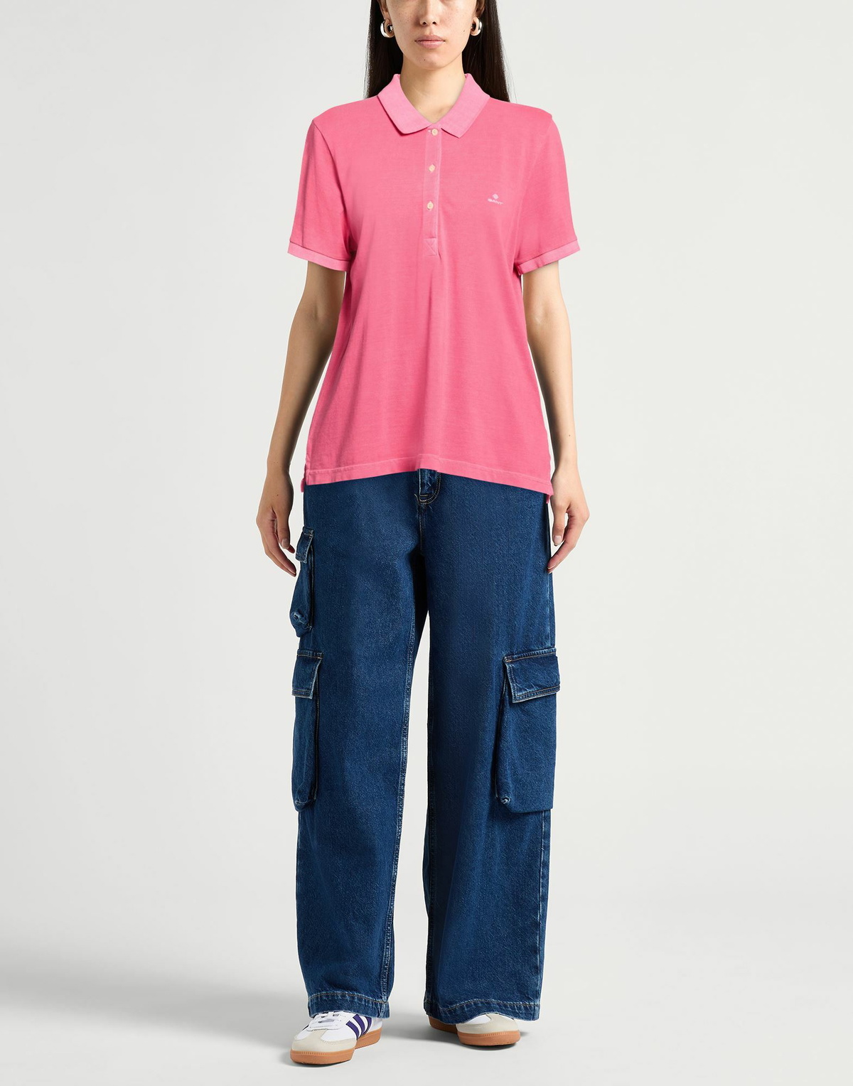 Gant Womens Polo shirt in Magenta