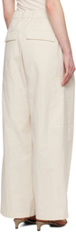 LE17SEPTEMBRE Off-White Relaxed Trousers