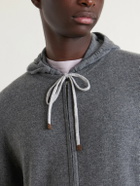N.PEAL - Ladbroke Organic Cashmere Hoodie - Gray