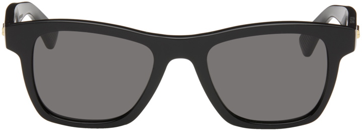 Photo: Bottega Veneta Black Square Sunglasses