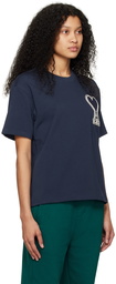 AMI Alexandre Mattiussi Navy Patch T-Shirt