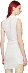 Rick Owens Lilies Off-White Magnetic Tank Top