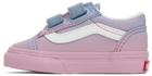 Vans Baby Purple & Pink Old Skool V Sneakers