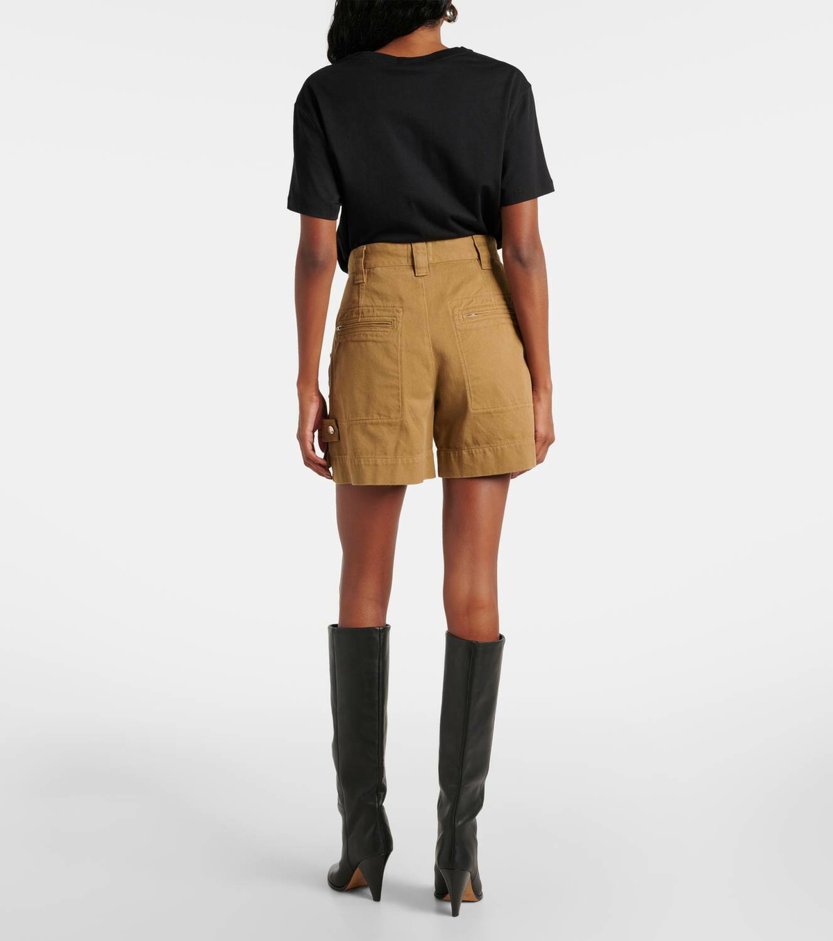 【関税&送料込】Marant Etoile Shorts Mifa Isabel Marant Étoile Women's Mifa Shorts with Logo in Ecru