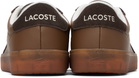 Lacoste Brown Baseshot Pro Leather Sneakers