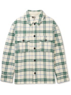 Isabel Marant - Gervon Checked Virgin Wool Shirt Jacket - Green