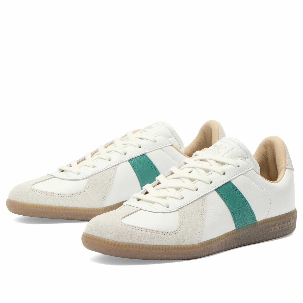 Adidas BW Army Sneaker in White/Green/Gum