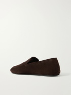 John Lobb - Kingstone Suede Slippers - Brown