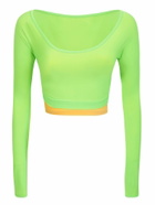 Sunnei Neon Green Layered Top