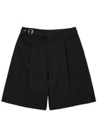 Gusari Côte D'azur Linen Shorts Black