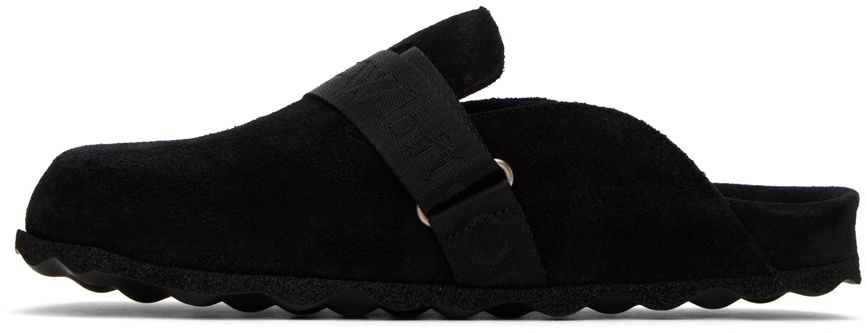 Off-White Black Industrial Belt Slippers Off-White