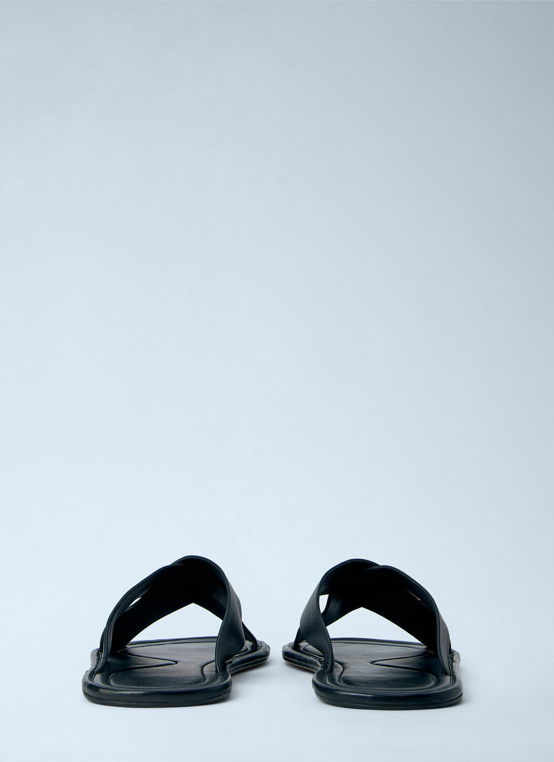 The Row Malick Crossed-Strap Sandals