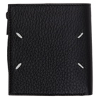 Maison Margiela Black Bifold Zip Wallet