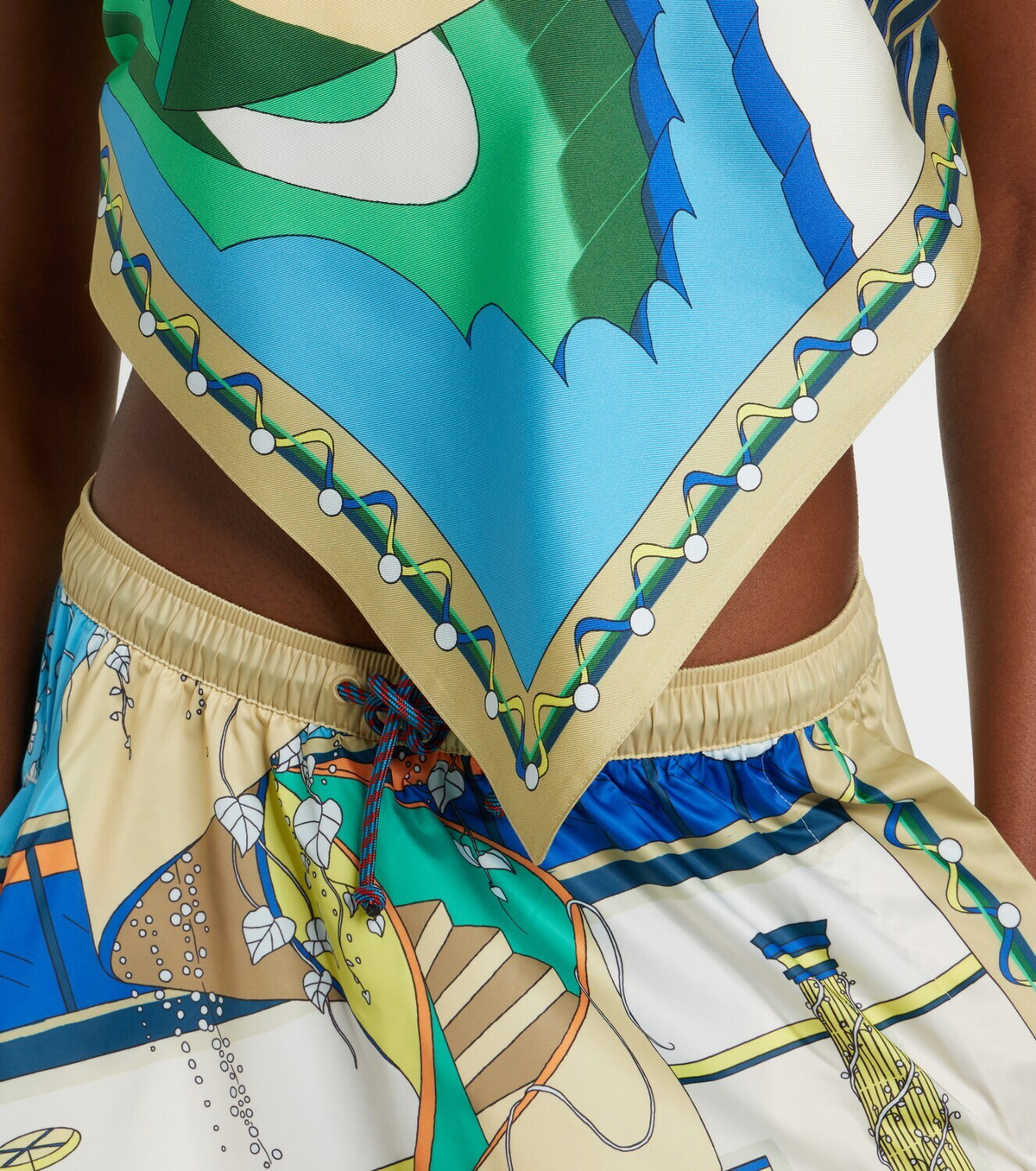 Tory Burch Printed silk top
