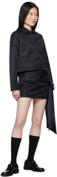 Sandy Liang Navy Shelby Jacket