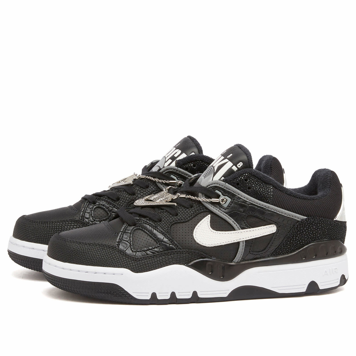 Nike x Nigo Air Force 3 Low Sneaker in Black/Grey/Platinum