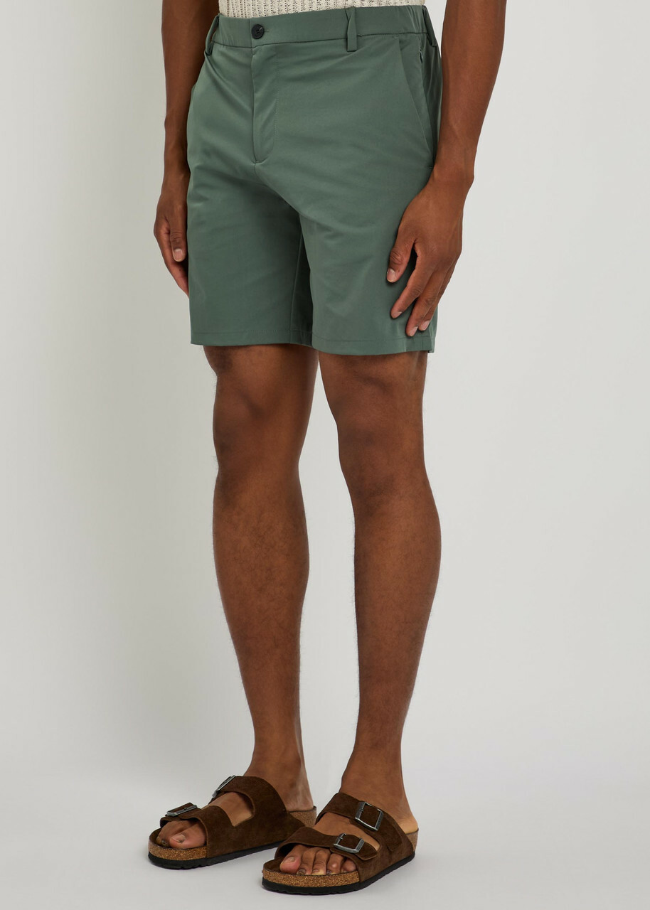 Raith Luiz Hybrid Stretch-jersey Shorts Sage