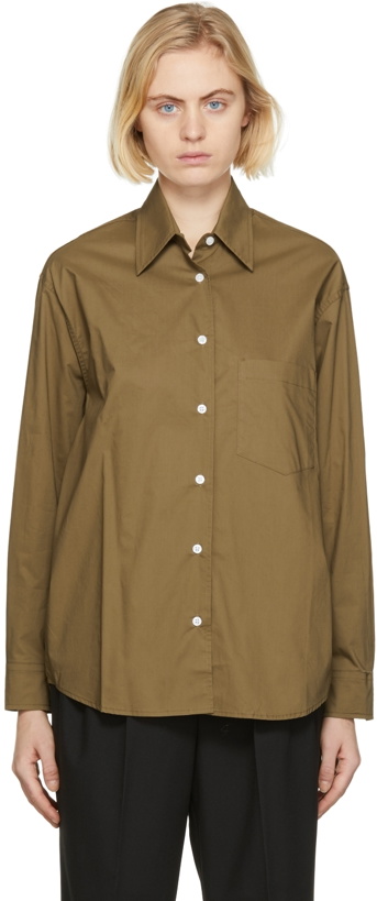 Photo: The Frankie Shop Khaki Everyday Shirt