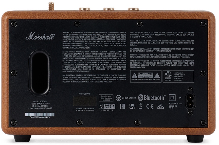 Marshall Brown Acton III Bluetooth Speaker