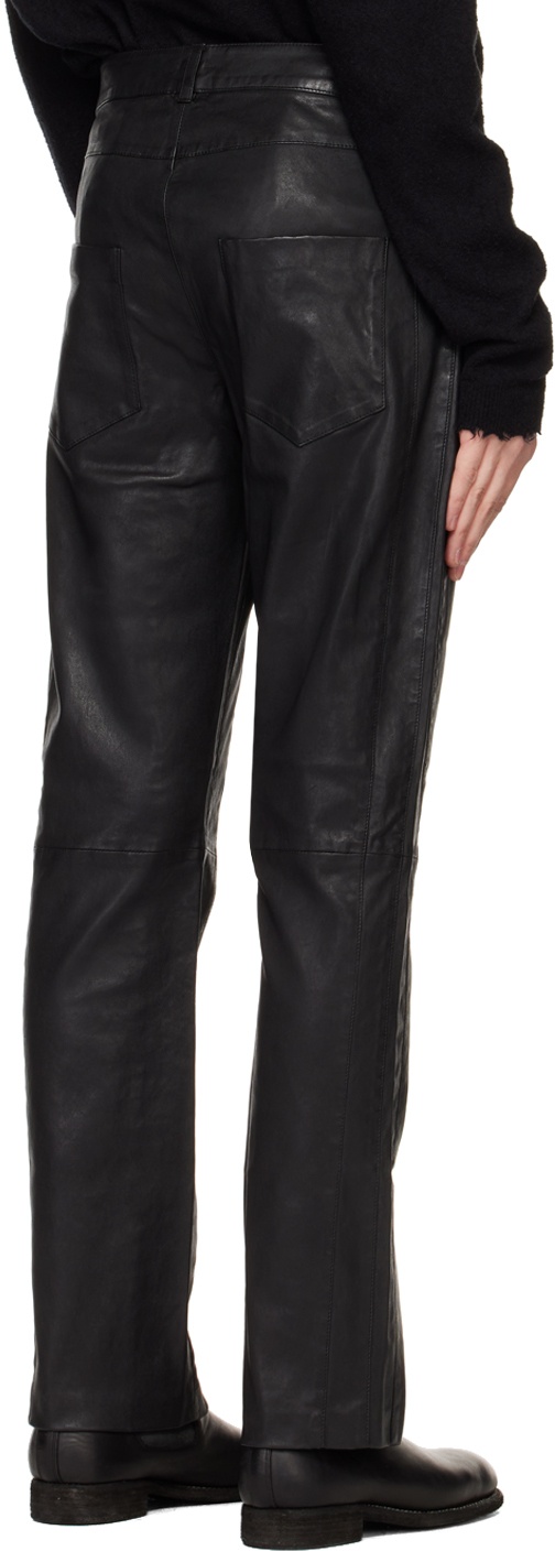 FREI-MUT Black Alien Leather Pants