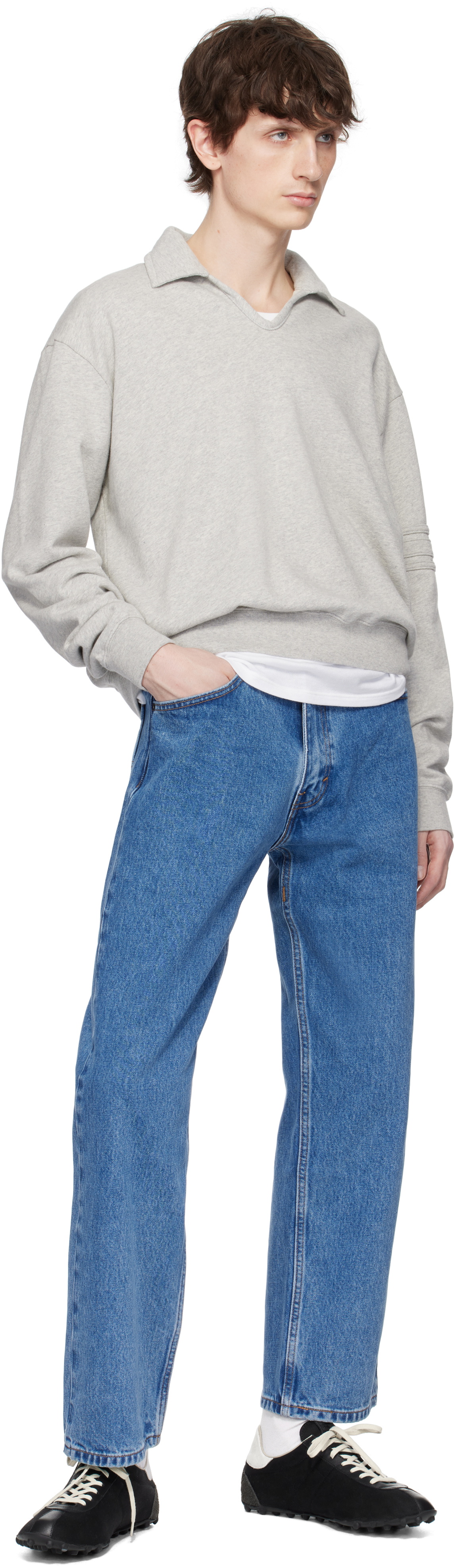 Levi's Blue Skateboarding Baggy 5 Pocket Jeans