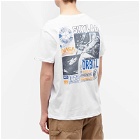 Alpha Industries Men's Skylab Nasa T-Shirt in White/Blue