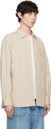 nanamica Beige Insulation Shirt Jacket