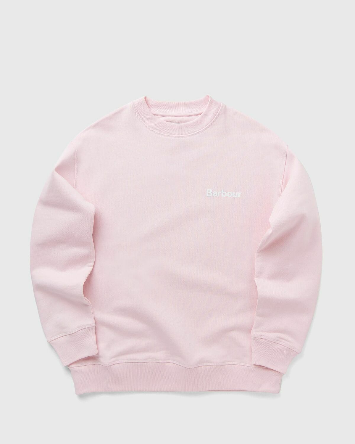 Barbour Nicholas Crew pink Mens Sweatshirt