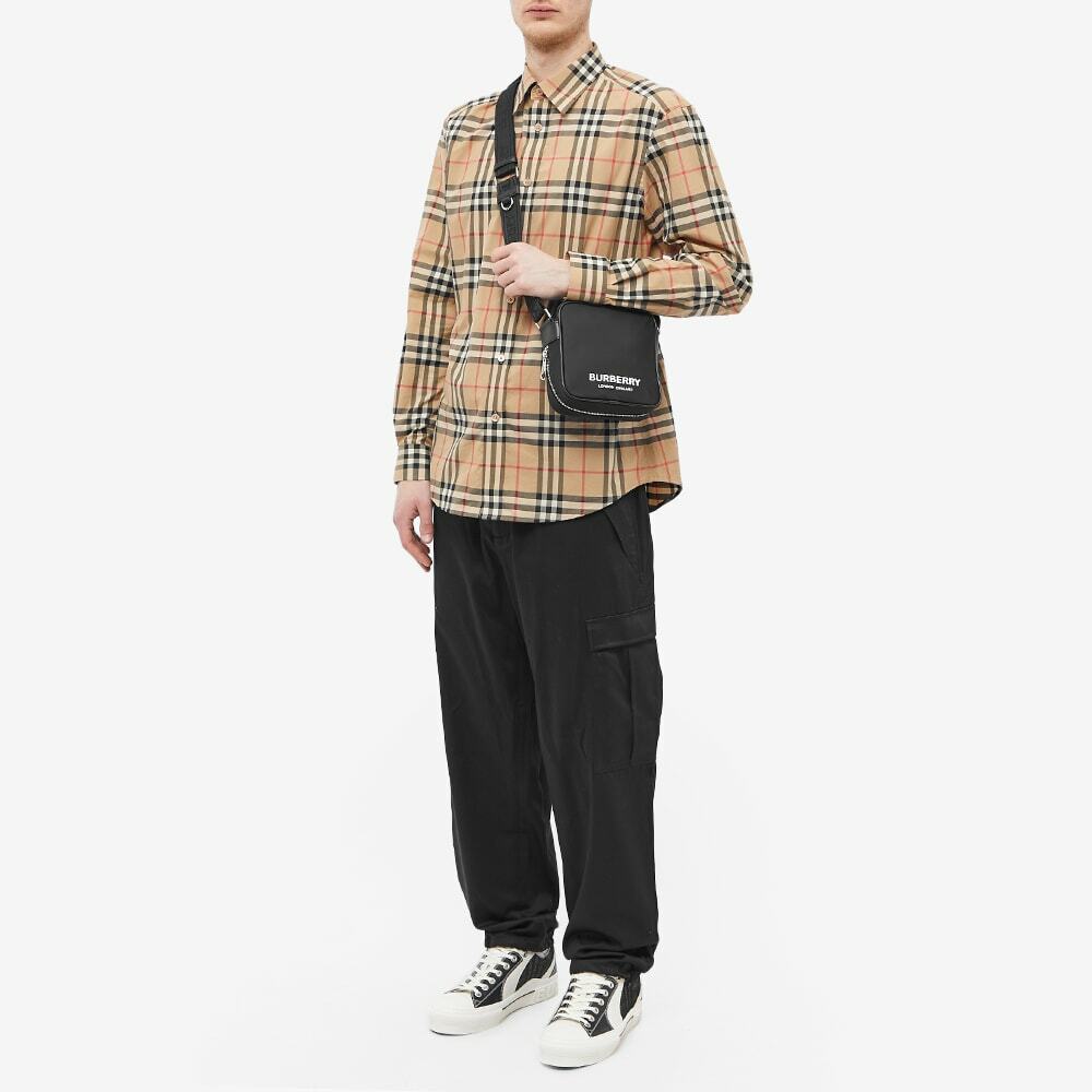 Burberry Men's Square Paddy Cross-Body Bag in Black Burberry Burberry Men's Square Paddy Cross-Body Bag in Black Burberry