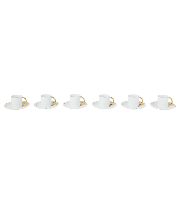 Photo: L'Objet Haas Mojave set of 6 espresso cups and saucers
