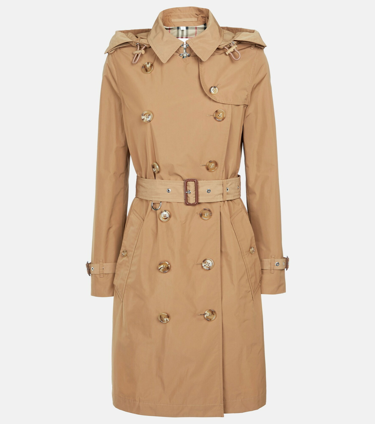 Burberry Kensington hooded trench coat Burberry