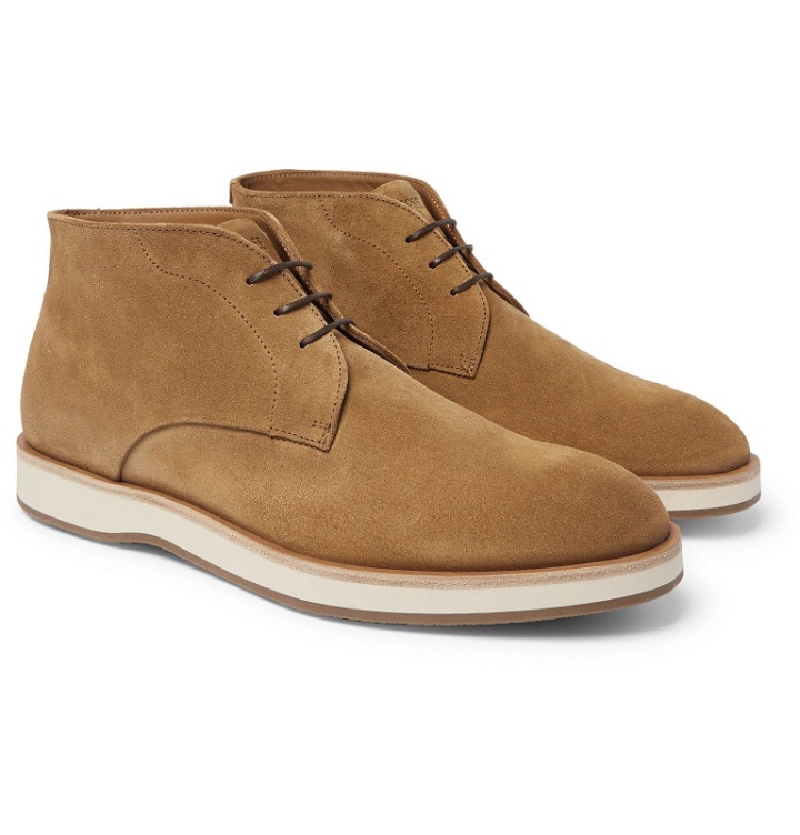 Photo: Hugo Boss - Oracle Suede Desert Boots - Brown