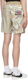 AAPE by A Bathing Ape Beige Cotton Shorts