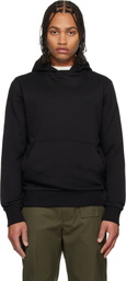 Moncler Black Tonal Back Logo Cotton Hoodie