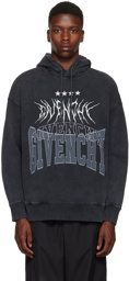 Givenchy Gray Embroidered Hoodie