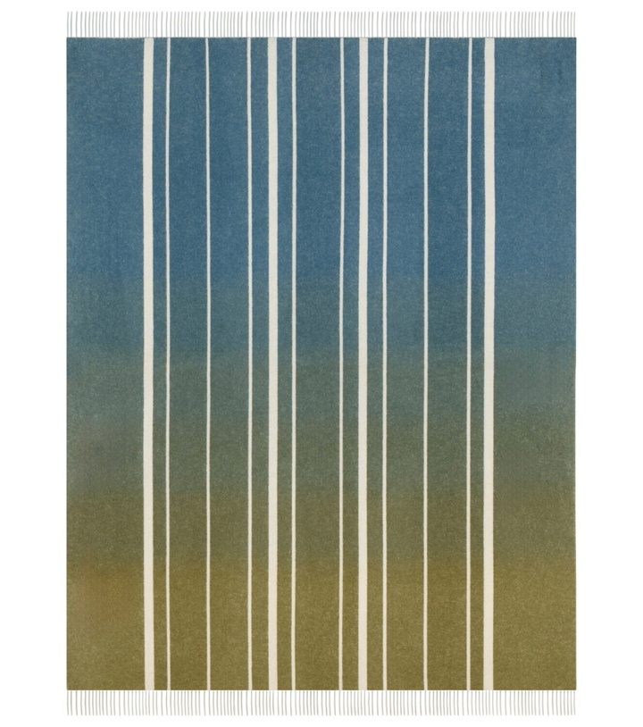 Photo: Loro Piana Suitcase striped cashmere blanket