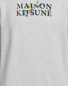 Maison Kitsuné Mens Sweatshirt Light in Grey