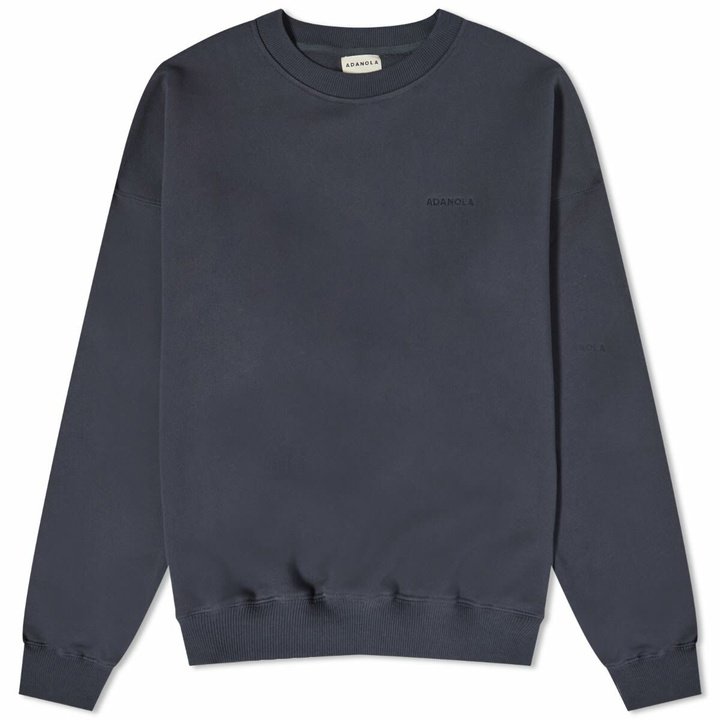 Photo: Adanola Women's Oversized Crew Sweater in Midnight Blue
