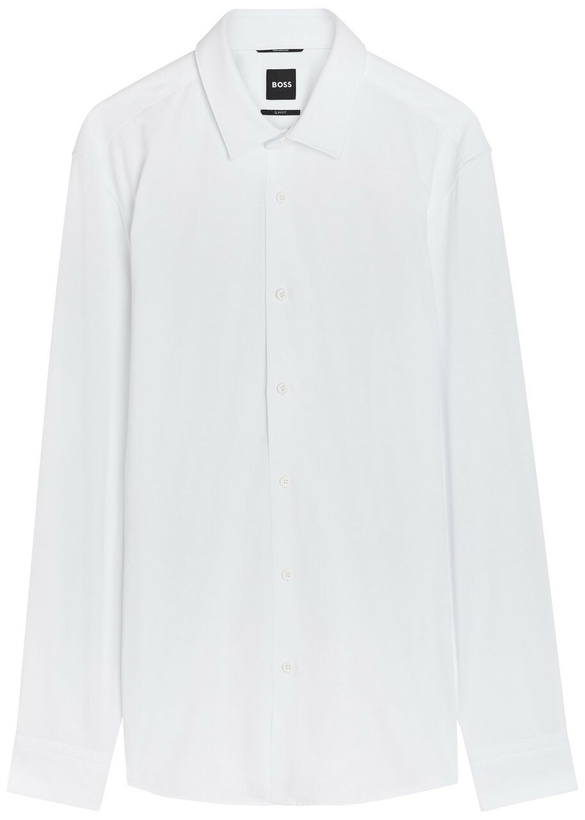 Photo: Boss Jersey Shirt White