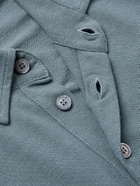 Incotex - Zanone Slim-Fit IceCotton Polo Shirt - Blue