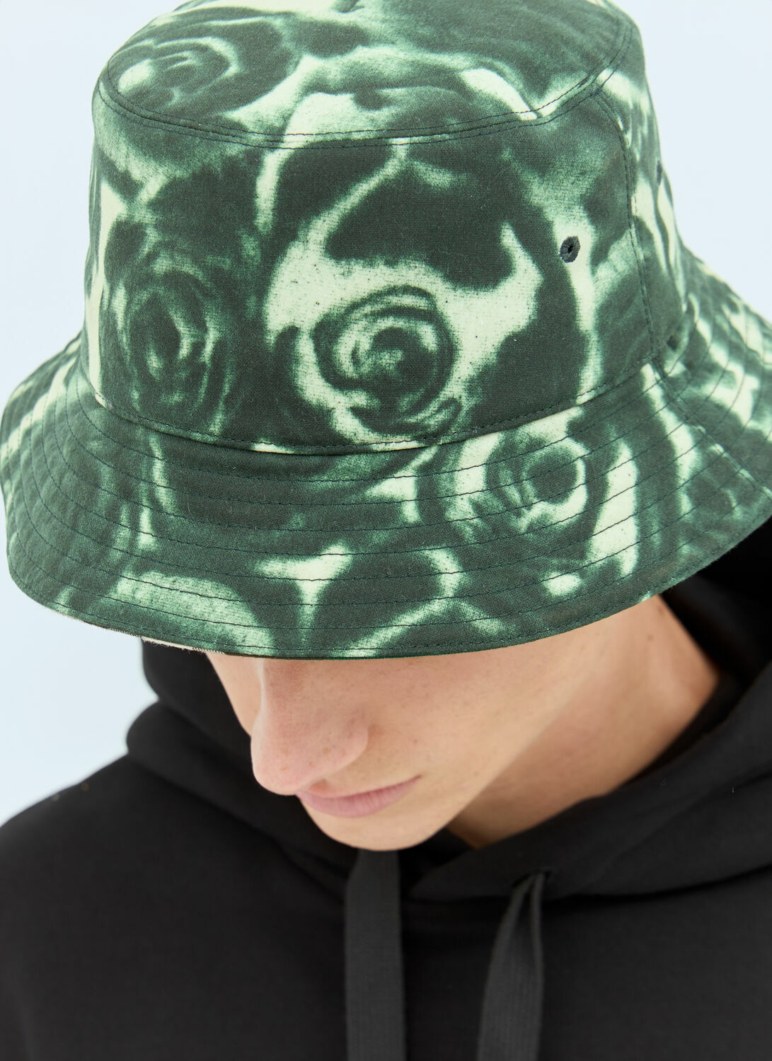 Burberry Rose Print Wax Bucket Hat