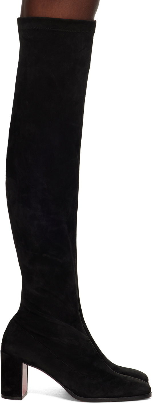 Frenchissima Alta Over-The-Knee Patent Leather Boots  Christian louboutin  shoes, Patent leather boots, Boots