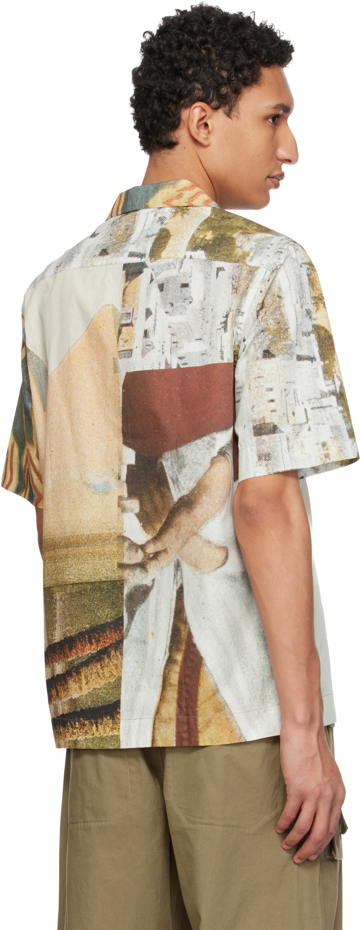 Paul Smith Multicolor Camp Collar Shirt