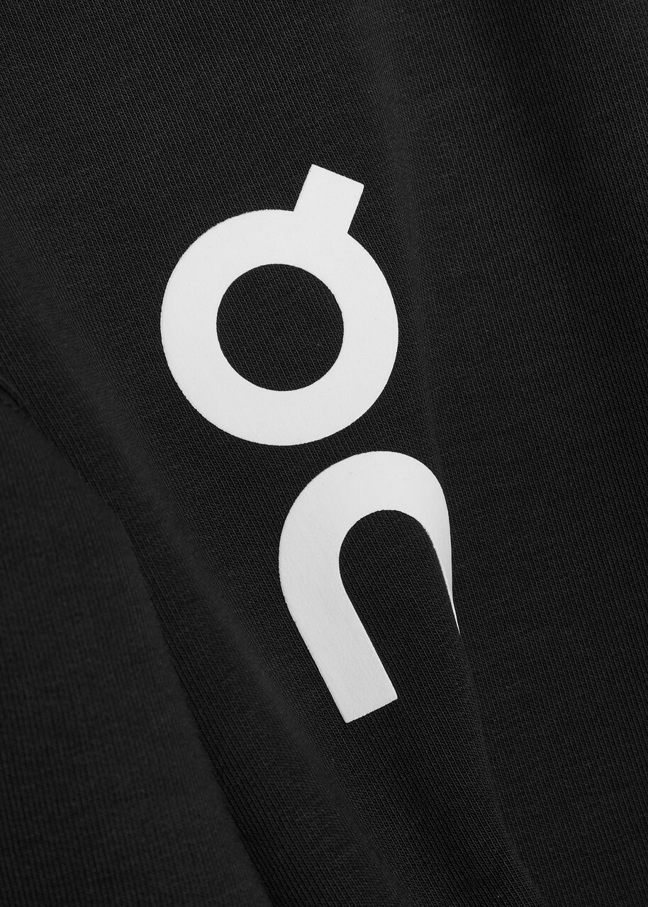 ON Club Logo Cotton-blend Sweatshirt Black